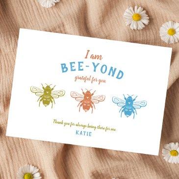cute bumble bee appreciation thank you invitations