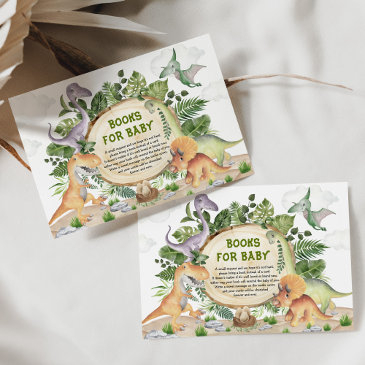cute dinosaur prehistoric animals books for baby enclosure invitations