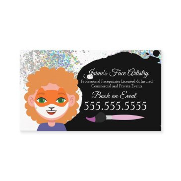 cute face painting facepainter clown business invitations