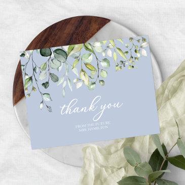 cute greenery eucalyptus bridal shower thank you p postinvitations