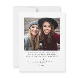 Small Cute Simple Will You Be My Bridesmaid Photo Front View