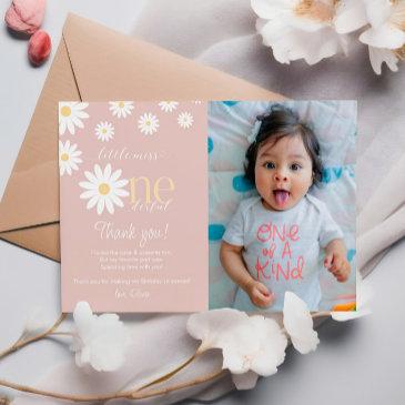 daisy first birthday thank you invitations retro daisy