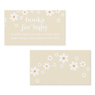 daisy tan retro baby shower books for baby enclosure invitations