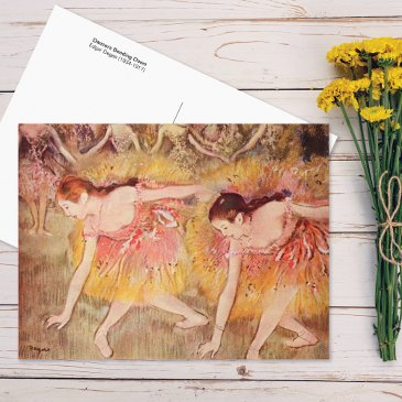 dancers bending down edgar degas postinvitations