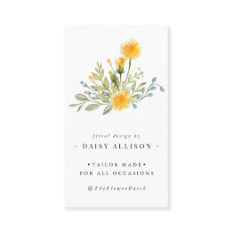Small Dandelion Wishes | Spring Wildflower Business Invitations Front View