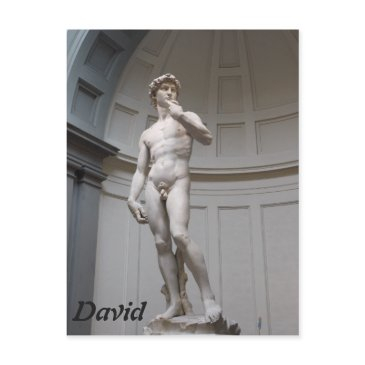 david by michelangelo- florence postinvitations