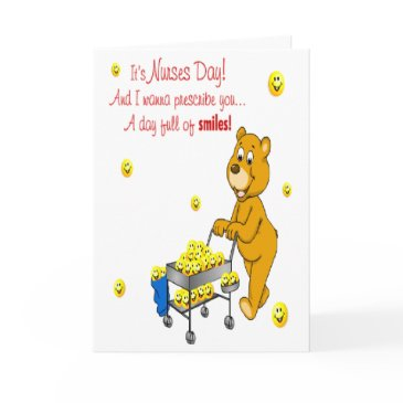 day full of smiles nurses day greeting invitations
