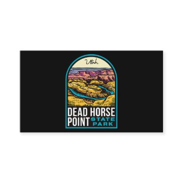dead horse point state park utah vintage business invitations