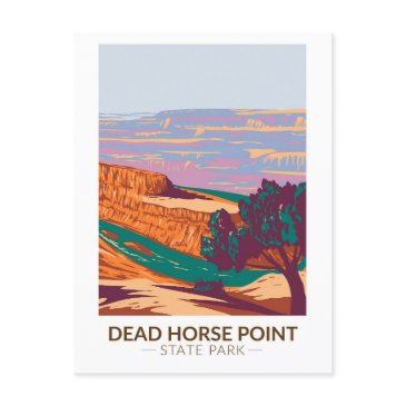 dead horse point state park utah vintage postinvitations