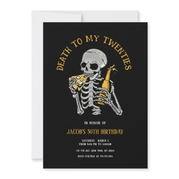 death to my 20s invitation