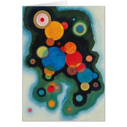 Small Deepened Impulse Abstract Oil On Canvas Kandinsky Front View