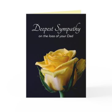 deepest sympathy | loss of your dad father invitations