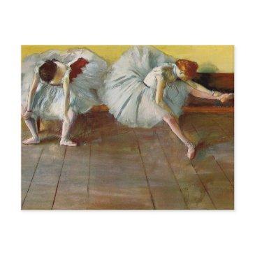 degas two ballet dancers invitations