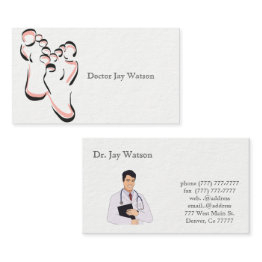 Small Destiny Destiny's B Business Invitations Front View