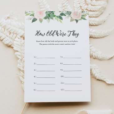 devon how old were they photo bridal shower game invitation