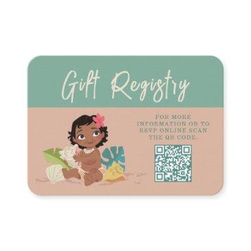 disney's moana baby shower gift registry place invitations