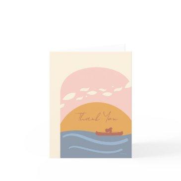 disney's moana | the ocean is calling baby shower thank you invitations