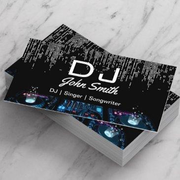 djs singer songwriter modern music event business invitations