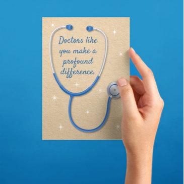 doctor thanks you make a profound difference invitations