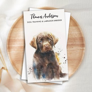 dog trainer labrador retriever puppy pet sitter business invitations