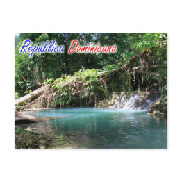 Small Dominican Republic Postinvitations Front View
