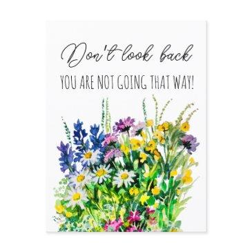 don’t look back postinvitations