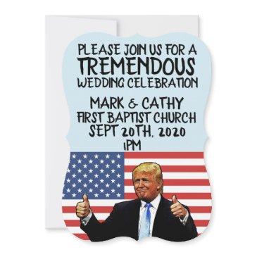 donald trump personalized wedding invitations