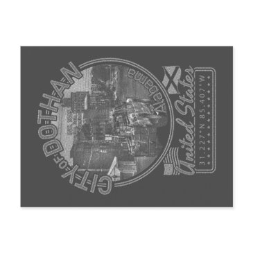 dothan alabama - dothan city downtown postinvitations
