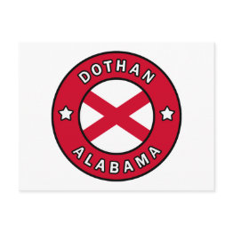 Small Dothan Alabama Postinvitations Front View