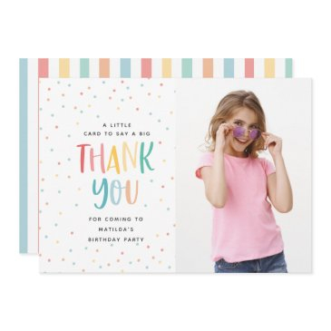 downloadable rainbow fun photo colorful thank you invitation