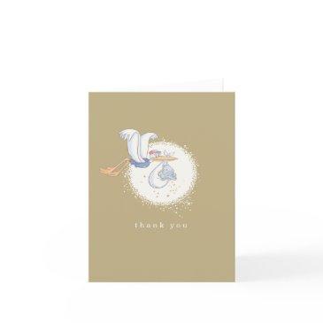 dumbo & stork | boy baby shower thank you