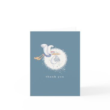dumbo & stork | boy baby shower thank you