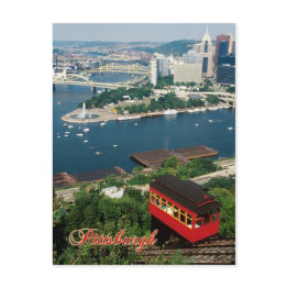Small Duquesne Incline, Pittsburgh, Pennsylvania Postinvitations Front View