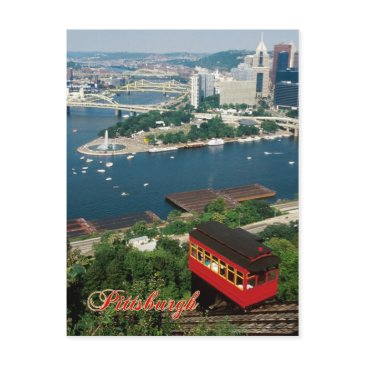 duquesne incline, pittsburgh, pennsylvania postinvitations