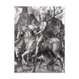 Small Durer Knight Death And The Devil Postinvitations Front View