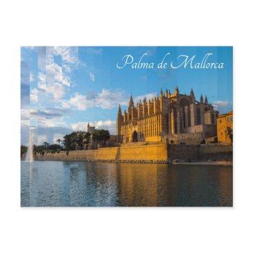 dusk on the cathedral of palma de mallorca postinvitations
