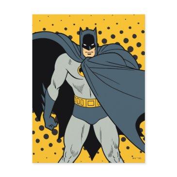 dynamic batman cape postinvitations