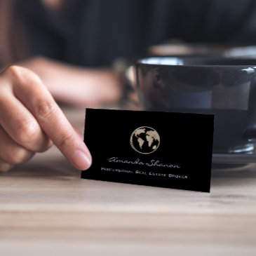 earth globe word map travel agency qr code business invitations