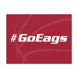 Small Eastern Washington University Basketball Invitation Postinvitations Front View