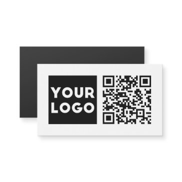 editable qr code & your business logo or image