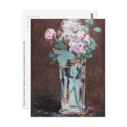 Small Edouard Manet - Flowers In A Crystal Vase Postinvitations Front View