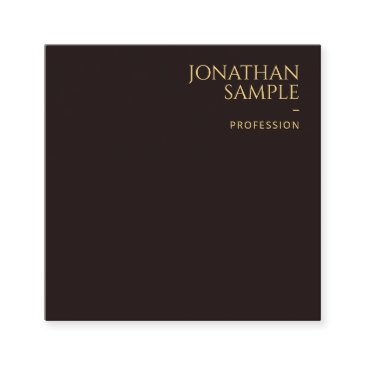 elegant black velvet gold look text font modern square business invitations