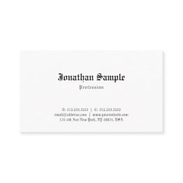 Small Elegant Classic Old English Font Template Nostalgy Business Invitations Front View