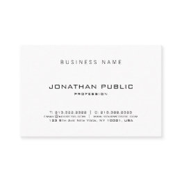 Small Elegant Modern Minimalistic Design Professional Business Invitations Front View