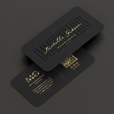 elegant professional immigration consulting black business invitations