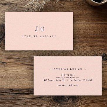 elegant professional simple monogram minimalist business invitations