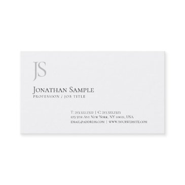 elegant simple design monogram professional chic business invitations