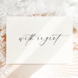 Small Ellesmere With Regret Sorry We Can't Make It Invitations Front View