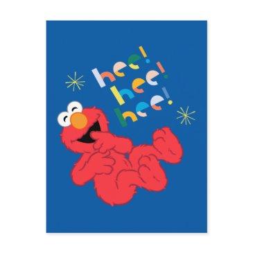 elmo hee! hee! hee! postinvitations