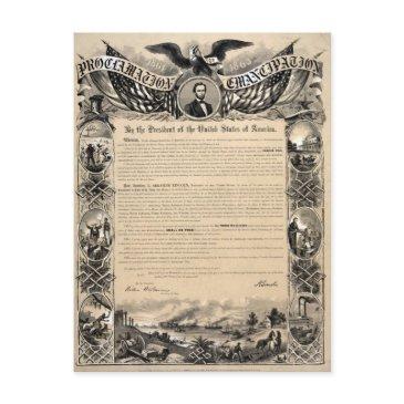 emancipation proclamation print postinvitations